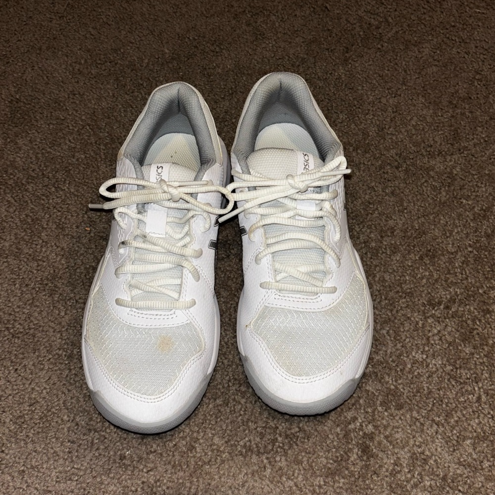 Asics White Athletic Shoes